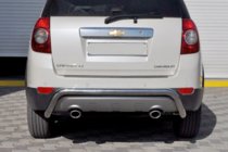 Chevrolet Captiva 2006-2019 гг. Задняя дуга AK007 (нержавейка) фото 1
