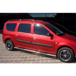 Боковые трубы (2 шт., нержавейка) фото 1