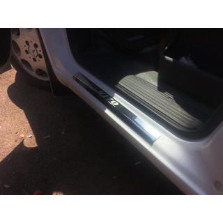 Накладки на пороги Laser-Style (2 шт, Нержавеющая сталь) Mercedes Vito W638 1996-2003 гг. фото 3