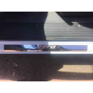 Накладки на пороги Laser-Style (2 шт, Нержавеющая сталь) Mercedes Vito W638 1996-2003 гг. фото 4