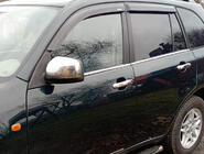 Chery Tiggo 1 2005-2016 гг. Хромированные Накладки на Ручки Дверей (4 шт, Нержавейка) Carmos - Турецкая Нержавеющая Сталь фото 1