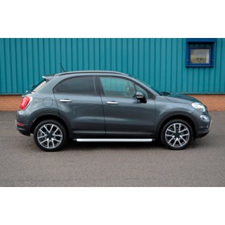 Боковые Подножки Fullmond (2 шт., Алюминий) Fiat 500X 2014-2024 гг. фото 4