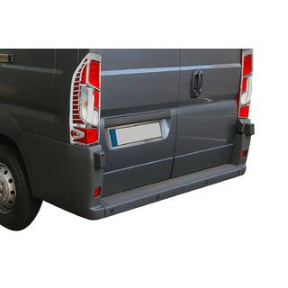 Накладки на Задние Фонари 2014↗ (2 шт, пластик) Peugeot Boxer 2006-2025 гг. фото 1