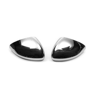 Хромированные Накладки на Зеркала (2 шт., пластик) Fiat Tipo 2016- гг. фото 3