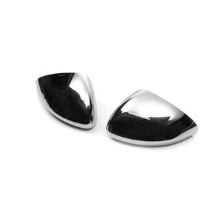 Хромированные Накладки на Зеркала (2 шт., пластик) Fiat Tipo 2016- гг. фото 2