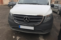Mercedes Vito/V-class W447 2014- гг. Окантовка решетки (2 шт., нержавейка) фото 3
