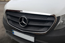 Mercedes Vito/V-class W447 2014- гг. Окантовка решетки (2 шт., нержавейка) фото 5