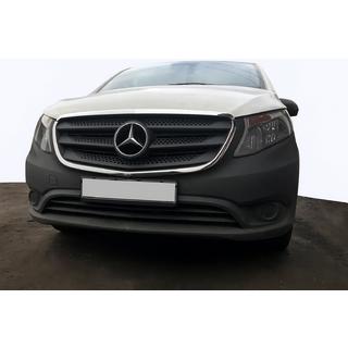 Окантовка решетки (2 шт., нержавейка) фото 1