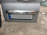 Renault Trafic 2015- гг. Накладка из нержавейки над номером Carmos - Турецкая Нержавеющая Сталь фото 3