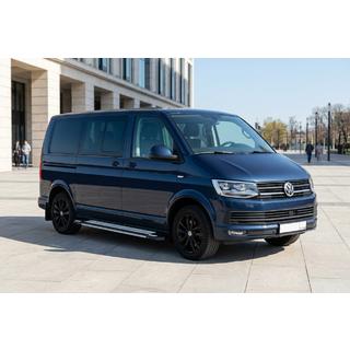 Боковые Подножки Rainbow (2 шт., Алюминий) Volkswagen T6 2015-2024 гг. фото 1