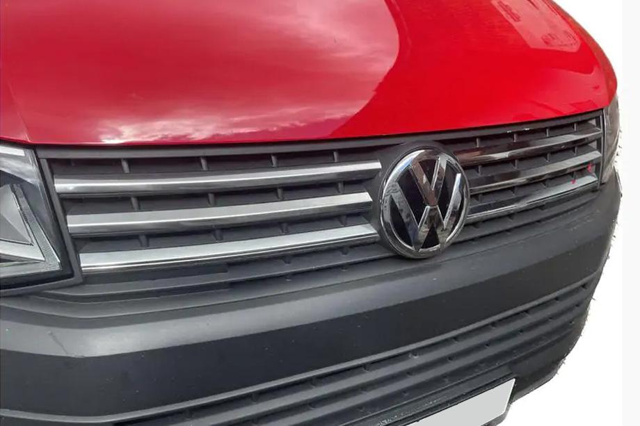 Volkswagen T6 2015-2024 гг. Хром Накладки на Решетку 2015-2019 (4 шт, нерж сталь) Carmos - Турецкая Нержавеющая Сталь Фото 3