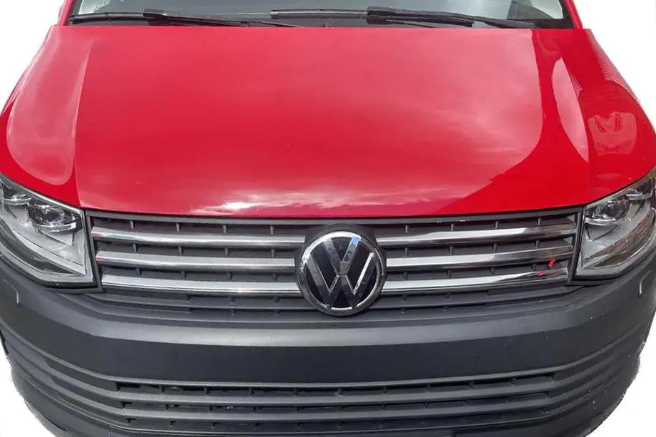 Volkswagen T6 2015-2024 гг. Хром Накладки на Решетку 2015-2019 (4 шт, нерж сталь) Carmos - Турецкая Нержавеющая Сталь Фото 4