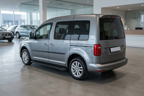 Volkswagen Caddy 2015-2020 гг. Боковые Подножки Allmond Black (2 шт., Алюминий) фото 1