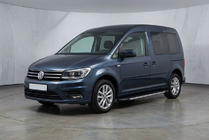 Volkswagen Caddy 2015-2020 гг. Боковые Подножки Duru (2 шт., Алюминий) фото 1