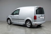 Volkswagen Caddy 2015-2020 гг. Боковые Подножки Rainbow (2 шт., Алюминий) фото 1