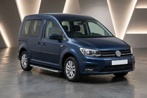 Volkswagen Caddy 2015-2020 гг. Боковые Подножки Fullmond (2 шт., Алюминий) фото 1