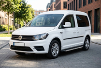Volkswagen Caddy 2015-2020 гг. Боковые Подножки Maya (2 шт., Алюминий) фото 1