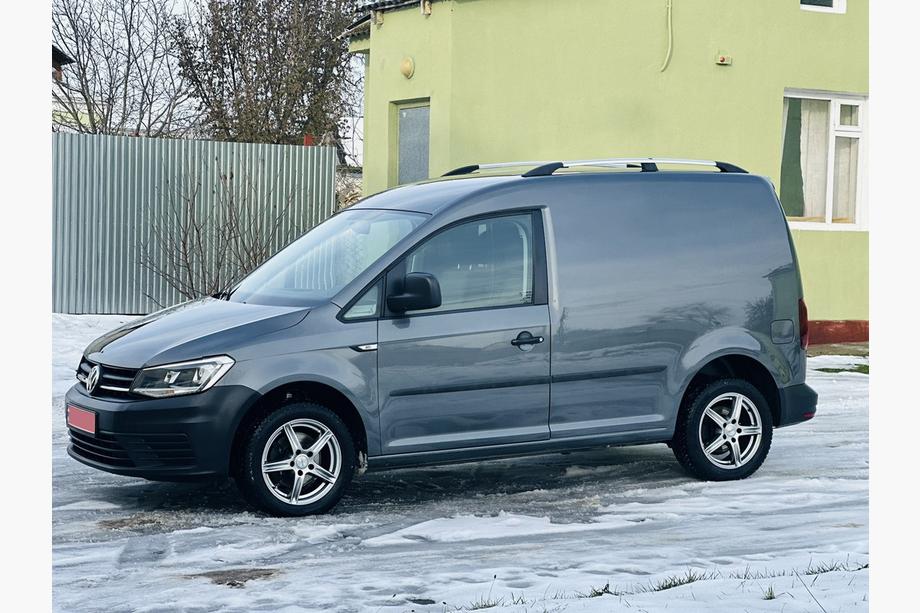 Volkswagen Caddy 2015-2020 гг. Хромированные Рейлинги Стандартная база, Пластиковые ножки Фото 6