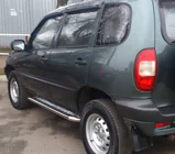 Chevrolet Niva 1998-2020 гг. Боковые Подножки Premium (2 шт., Нержавейка) Ø60 фото 3