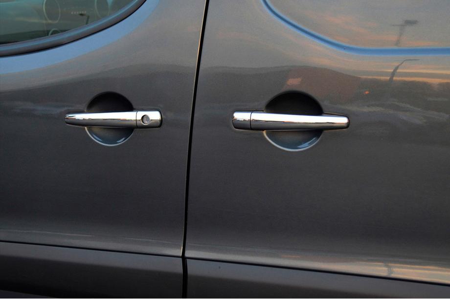 Citroen Berlingo 2008-2018 гг. Хромированные Накладки на Ручки (Нержавейка) 4 штуки, Carmos - Турецкая сталь Image