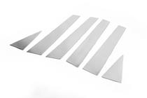 Накладки на дверные стойки из нержавеющей стали (6 шт.) фото 3