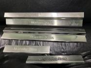 Mercedes E-сlass W210 1995-2002 гг. Широкие накладки на пороги (Carmos, 4 шт, нержавейка) фото 3