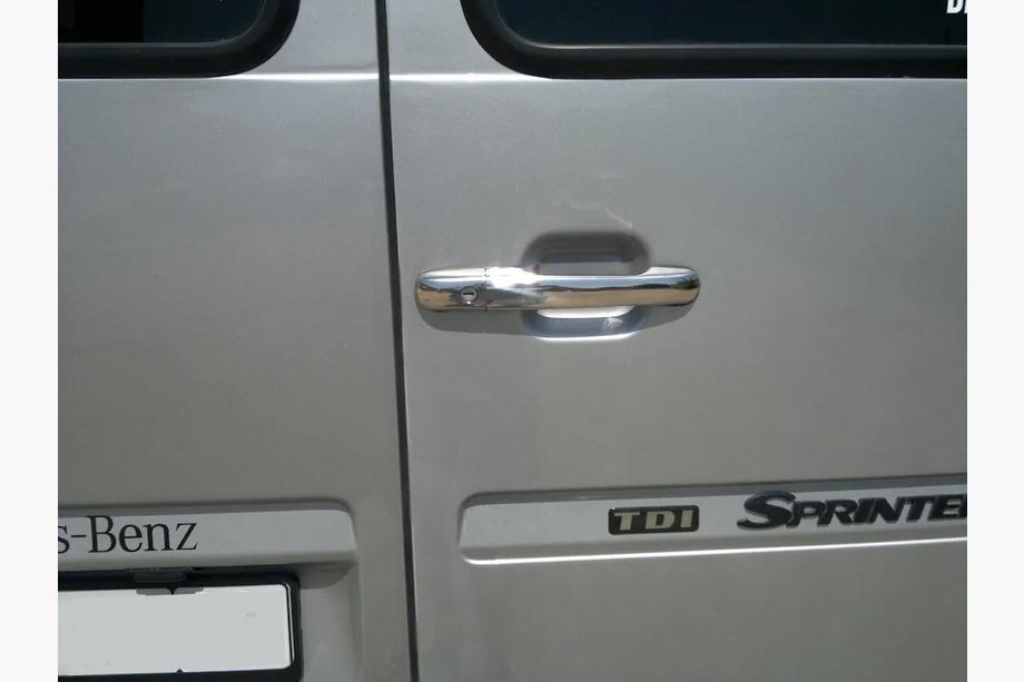 Mercedes Vito W638 1996-2003 гг. Хромированные Накладки на Ручки (Нержавеющая Сталь) Фото 6