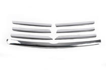 Mercedes Vaneo W414 2001-2005 гг. Хромированные накладки на решетку радиатора (7 частей, нержавейка) фото 2