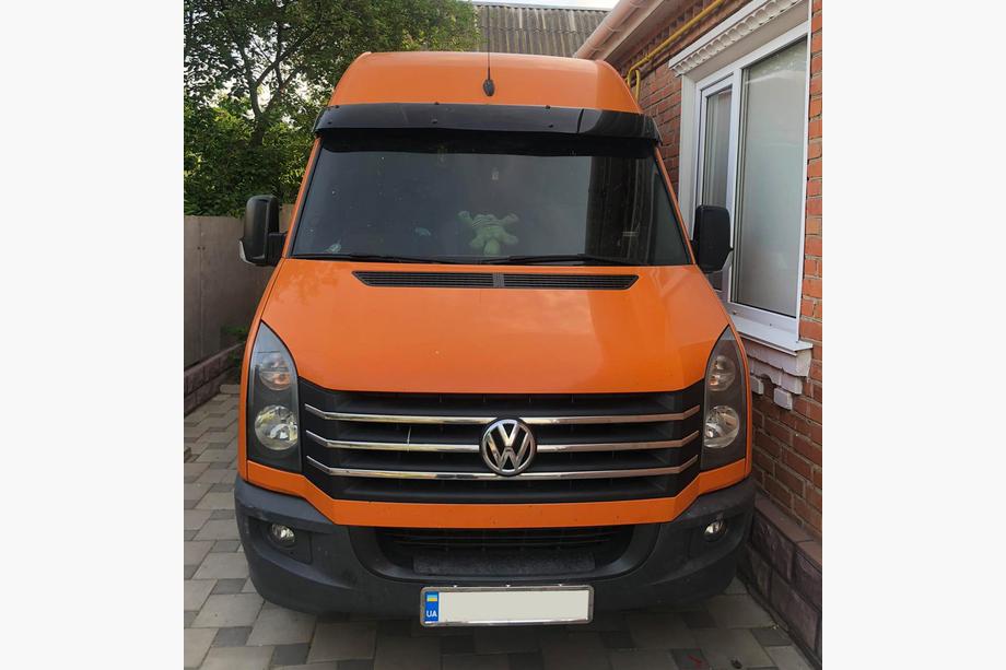 Volkswagen Crafter 2006-2016 гг. Хромированные Накладки на Решетку 2011-2017 Carmos - Турецкая Нержавеющая Сталь Фото 2