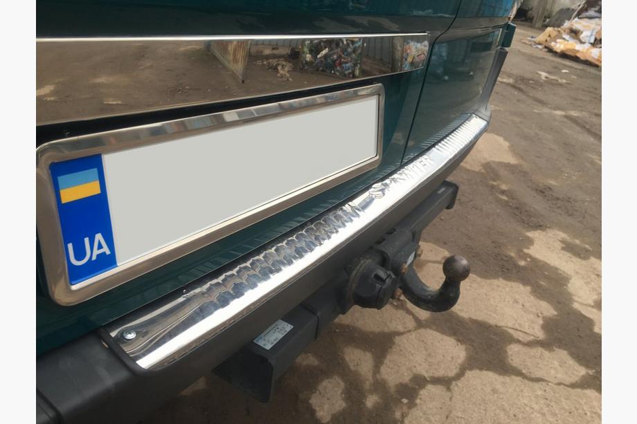 Volkswagen Crafter 2006-2016 гг. Хромированная накладка над номером (нержавейка) Фото 3