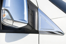 Mercedes Sprinter W906 2006–2018 гг. Накладки на зеркала Нержавеющая сталь (2 шт.) OmsaLine - Итальянская Нержавейка фото 1