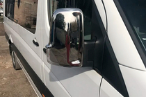 Volkswagen Crafter 2006-2016 гг. Хромированные Накладки на Зеркала (2 шт.) фото 2