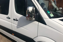Volkswagen Crafter 2006-2016 гг. Хромированные Накладки на Зеркала (2 шт.) фото 4