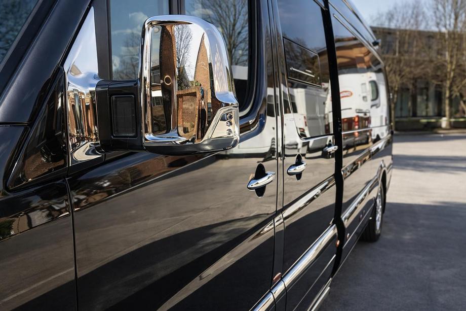 Volkswagen Crafter 2006-2016 гг. Хромированные Накладки на Зеркала (2 шт.) Image