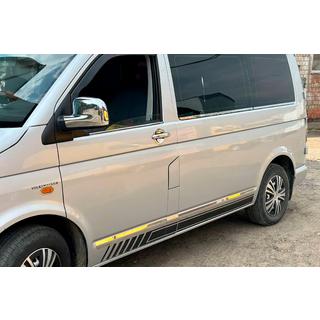 Хромированные Накладки на Зеркала (2 шт.) Volkswagen T5 Transporter 2003-2010 гг. фото 3