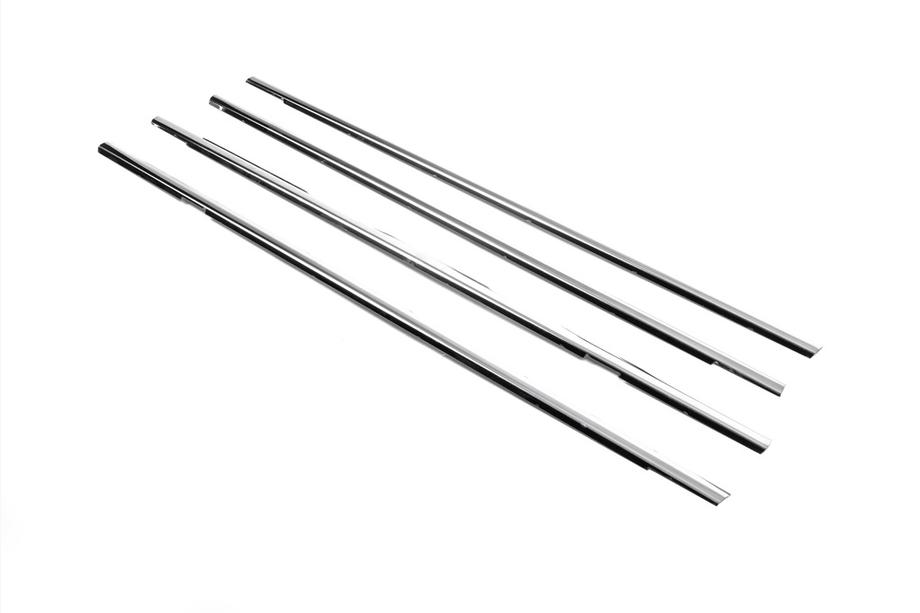 Opel Astra G classic 1998-2012 гг. Хромированные Окантовки Окон (4 шт) Carmos - Турецкая Нержавеющая Сталь Фото 6