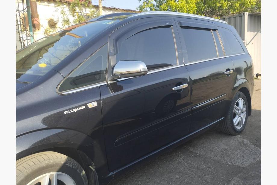 Opel Zafira B 2005–2011 гг. Хромированные Накладки на Ручки (4 шт) Хромированный пластик Фото 3