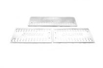 Накладки на внутренние пороги OmsaLine (3 шт, нержавейка) фото 2