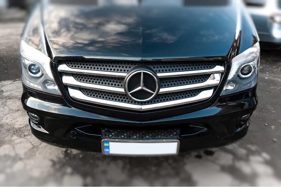 Mercedes Sprinter W906 2006–2018 гг. Хромированные Накладки на Решетку (2013↗, Нержавеющая Сталь) Carmos - Турецкая Нержавеющая Сталь Фото 3
