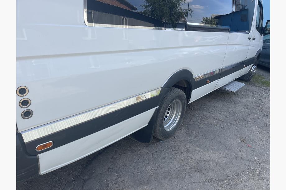Mercedes Sprinter W906 2006–2018 гг. Накладки на двери из нержавеющей стали Средняя база. OmsaLine - Итальянская нержавейка Фото 8