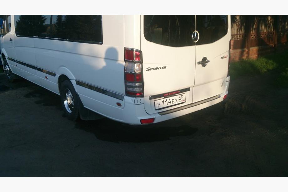Volkswagen Crafter 2006-2016 гг. Накладки на двери из нержавеющей стали ExtraLong. OmsaLine - Итальянская Нержавейка Фото 7