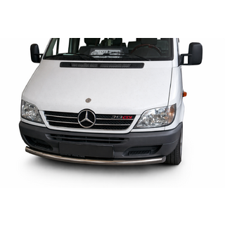 Передняя защита ST008 (нержавейка) фото 1