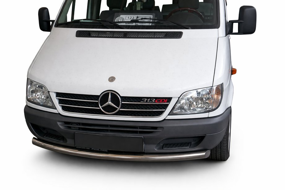Mercedes Sprinter W901/902/903/904/905 1995–2006 гг. Передняя защита ST008 (нержавейка) Image