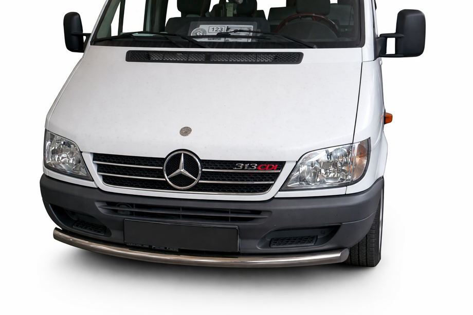 Mercedes Sprinter W901/902/903/904/905 1995–2006 гг. Передняя защита ST008 (нержавейка) Image