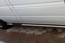 Volkswagen LT 1995-2006 гг. Боковые трубы (2 шт., нержавейка) Средняя База, Ø60 фото 2