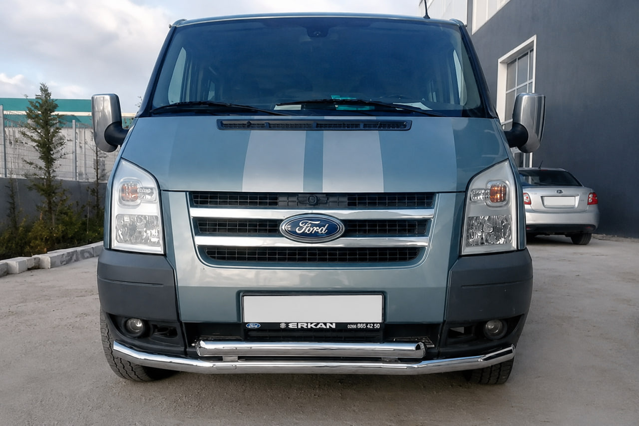 Передній вус ST014 (2006-2014, нерж.) для Ford Transit рр