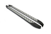 Renault Dokker 2013-2022 гг. Боковые Подножки DotLine (2 шт., Алюминий) фото 3