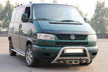 Volkswagen T4 Caravelle/Multivan 1990–2003 гг. Кенгурятник WT003 60мм Нержавейка фото 6