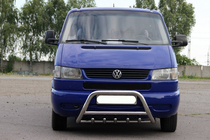 Volkswagen T4 Caravelle/Multivan 1990–2003 гг. Кенгурятник WT003 60мм Нержавейка фото 2