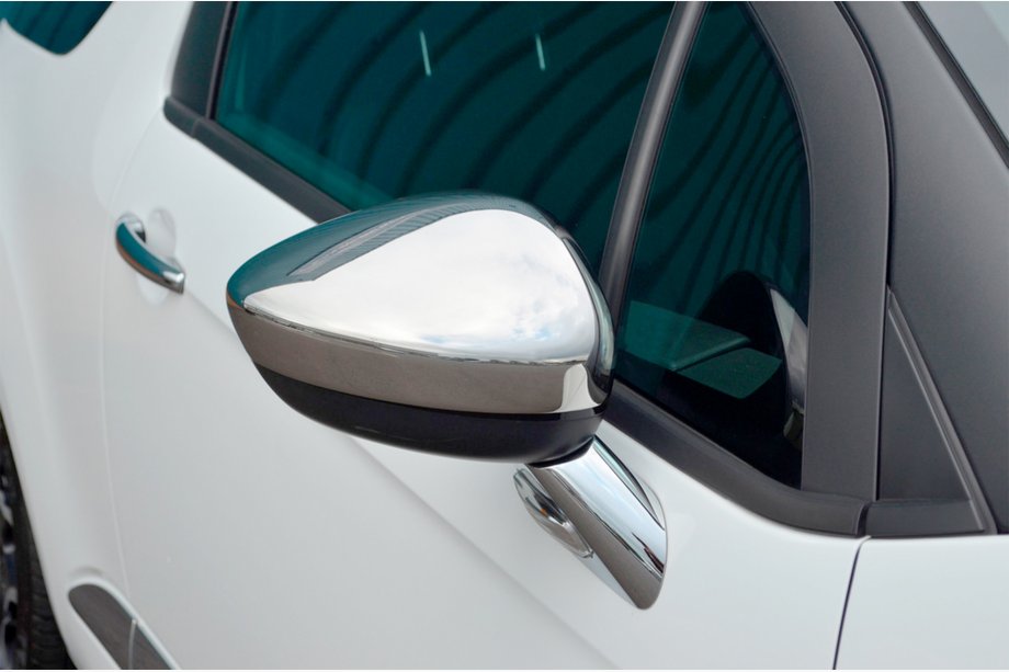 Citroen C-4 2010-2018 гг. Накладки на Зеркала (2 шт, Нержавейка) Фото 8